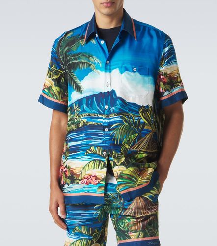 Camisa de sarga de seda estampada - Dolce&Gabbana - Modalova
