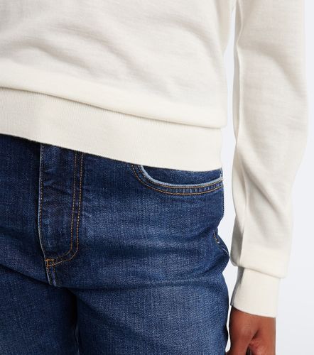 Embellished cashmere-blend polo sweater - Dolce&Gabbana - Modalova