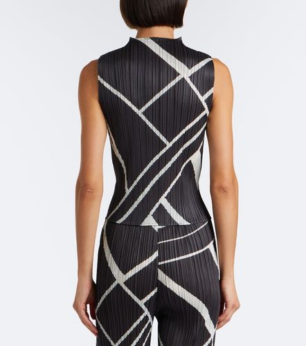 Fold Line pleated printed top - Pleats Please Issey Miyake - Modalova
