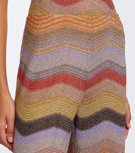 Pantaloni a gamba larga in lamé Wave - Missoni - Modalova