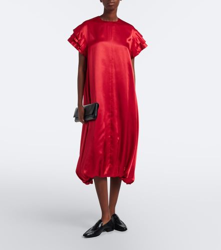 Midikleid aus Satin - Noir Kei Ninomiya - Modalova