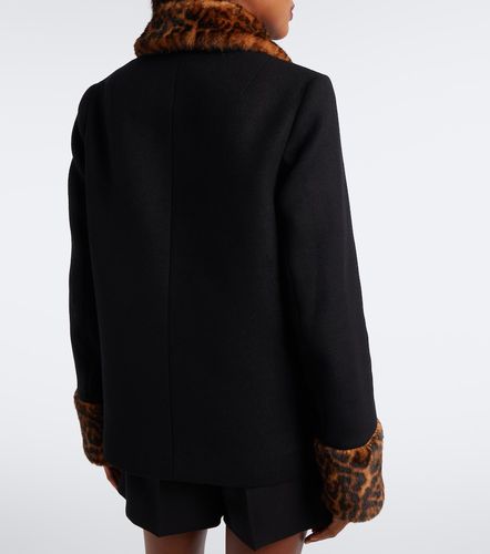 Aldith leopard-print wool-blend jacket - Rixo - Modalova