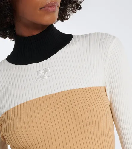Courrèges Top de esquí acanalado - Courreges - Modalova