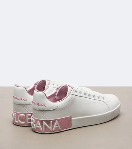 Portofino leather sneakers - Dolce&Gabbana - Modalova