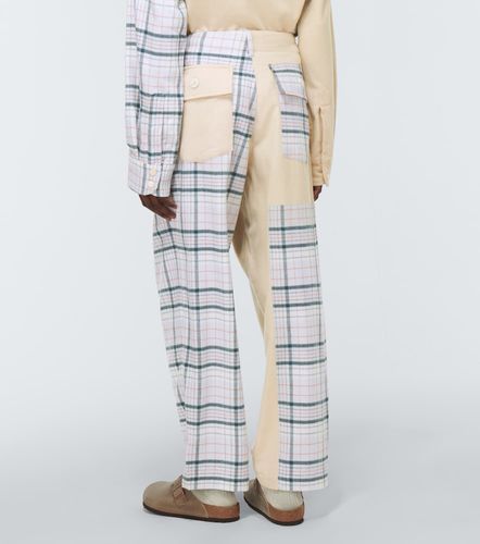 Checked wool, silk and cashmere pants - The Elder Statesman - Modalova
