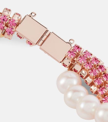 Collana con cristalli e perle - Magda Butrym - Modalova