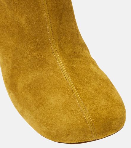 Stiefel aus Veloursleder - Dries Van Noten - Modalova