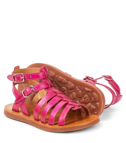 Sandalias Plagette Gladiator de piel - Pom d'Api - Modalova