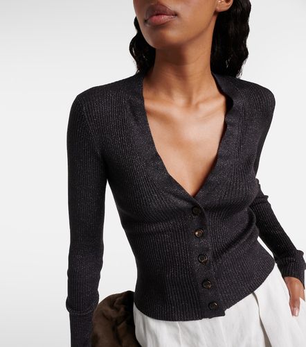 Cardigan in misto cashmere e seta - Brunello Cucinelli - Modalova
