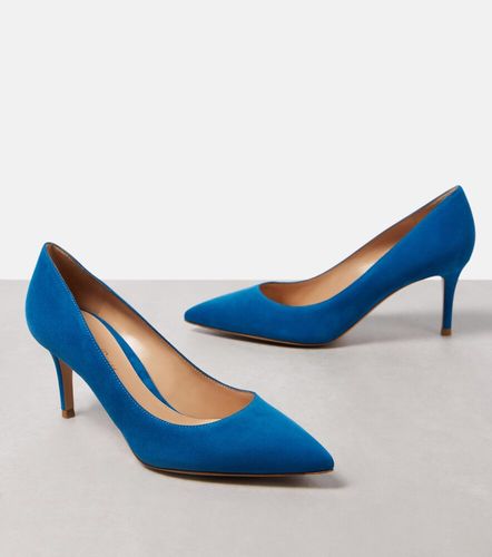 Gianvito 70 suede pumps - Gianvito Rossi - Modalova