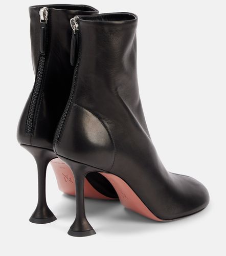 Iris 95 leather ankle boots - Amina Muaddi - Modalova