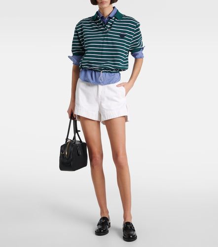 Shorts de denim de tiro alto - 7 For All Mankind - Modalova