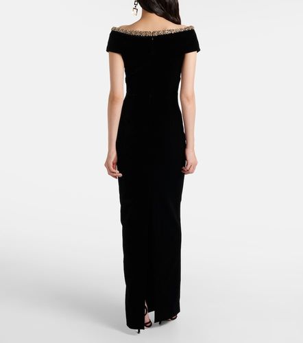 Abito lungo in velluto con cristalli - Roland Mouret - Modalova