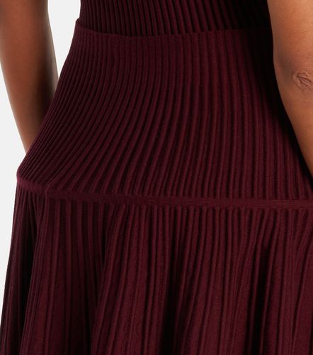 Ribbed-knit wool-blend miniskirt - Alaia - Modalova