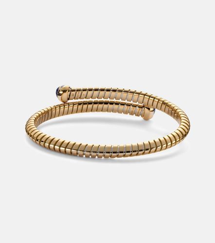 Bracciale rigido in 18kt con zaffiri e diamanti - Marina B - Modalova
