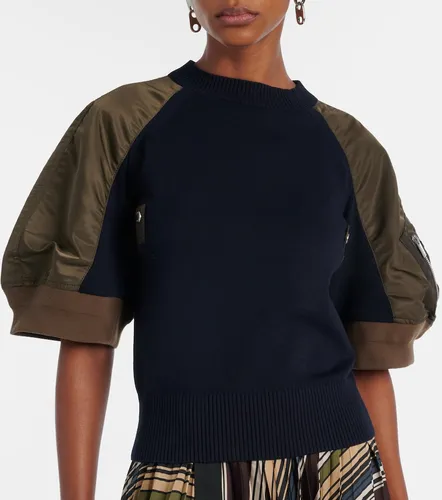 Sacai Top con paneles - Sacai - Modalova