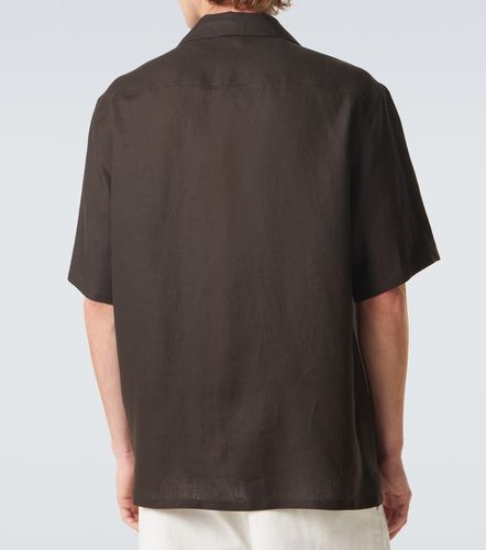 Zegna Camicia bowling in lino - Zegna - Modalova