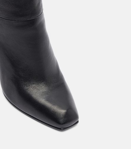 Botas altas Horn Heel de piel - McQueen - Modalova