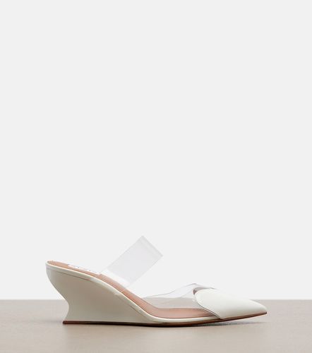 Alaïa Mules con cuña Le Cœur de charol - Alaia - Modalova