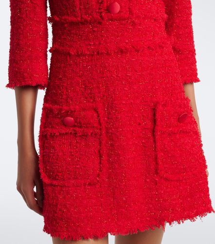 Abito corto in misto cotone bouclé - Dolce&Gabbana - Modalova