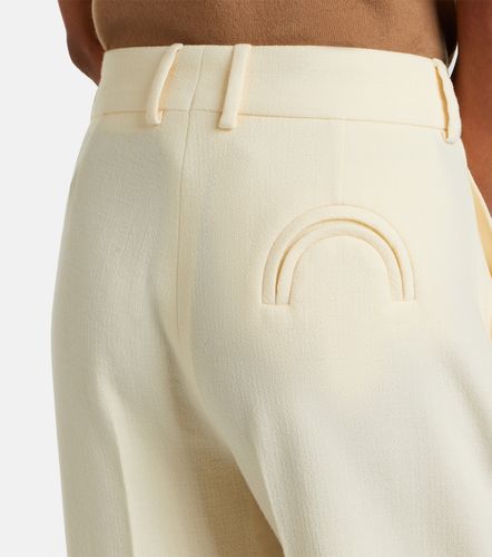 Fox wool straight pants - Blaze Milano - Modalova