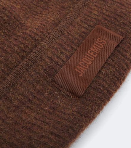 Logo alpaca and wool-blend beanie - Jacquemus - Modalova