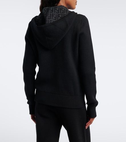 Sudadera con capucha en mezcla de cachemir con FF - Fendi - Modalova
