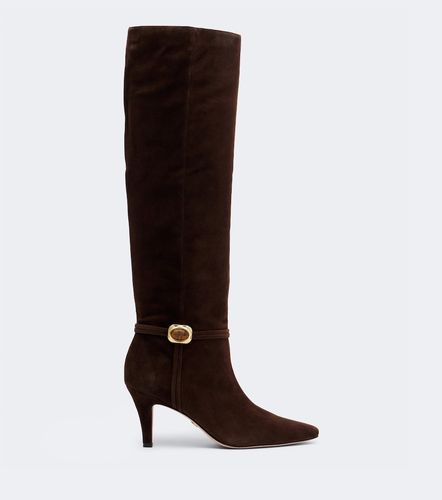 Kniehohe Stiefel Angeline aus Veloursleder - Veronica Beard - Modalova