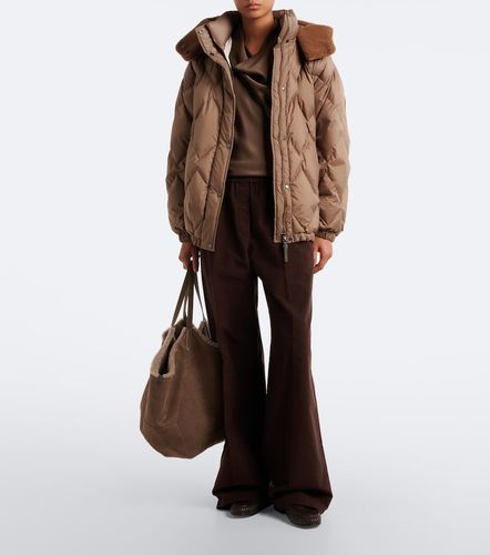 Pantaloni a gamba larga in cotone - Brunello Cucinelli - Modalova