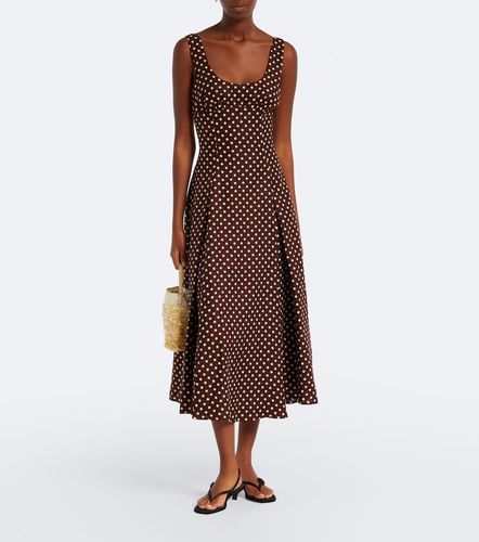 Abito midi Esme in lino a pois - Faithfull - Modalova
