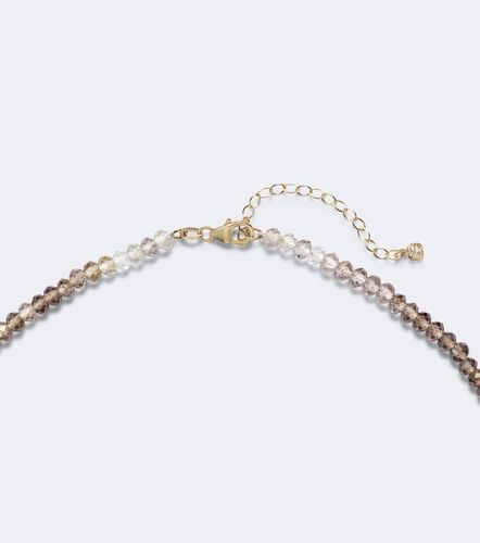 Collana in oro bianco 14kt con perline, labradorite e diamanti - Sydney Evan - Modalova