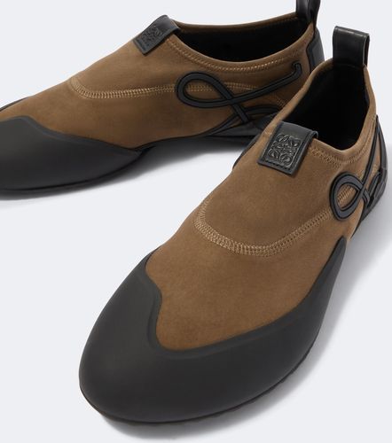 Slip-Ons Grip Aqua aus Veloursleder - Loewe - Modalova