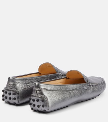Tod's Metallic leather moccasins - Tod's - Modalova
