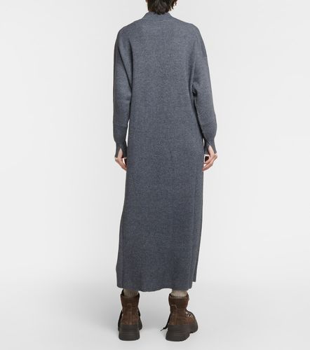Abito midi in cotone e alpaca a coste - Brunello Cucinelli - Modalova