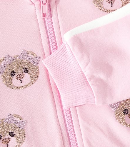 Bebé - Sudadera con capucha en mezcla de algodón - Monnalisa - Modalova