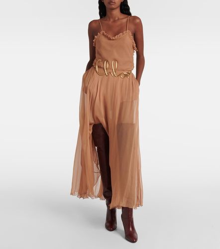 Chloé Falda midi de muselina de seda - Chloe - Modalova