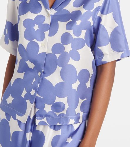 Camicia in seta con stampa floreale - Marni - Modalova