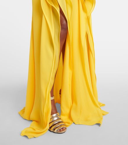 Alaïa Maxikleid aus Georgette - Alaia - Modalova