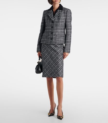 Giacca in misto lana, seta e lama - Dolce&Gabbana - Modalova