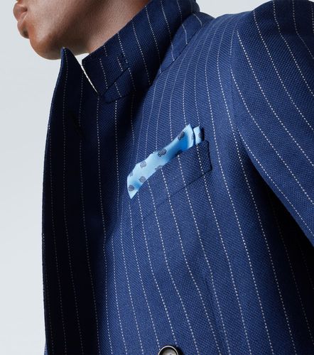 Printed silk twill pocket square - Tom Ford - Modalova