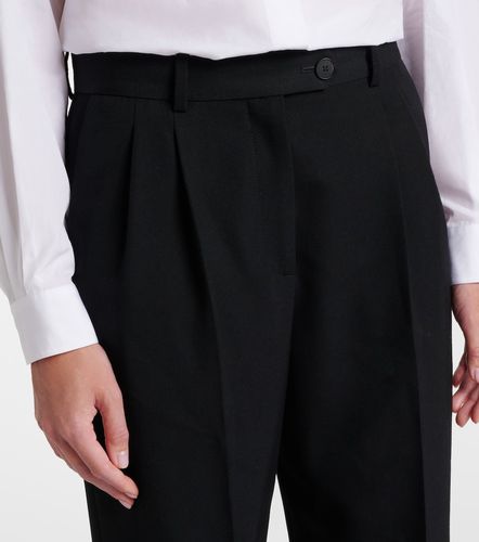 Virgil wool gabardine wide-leg pants - The Row - Modalova