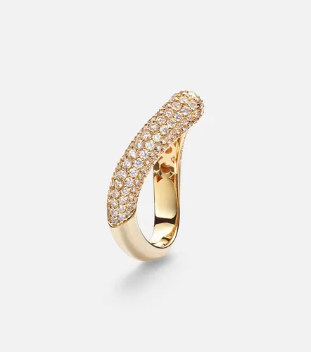 Anello Drop Link Medium in 18kt con diamanti - Engelbert - Modalova