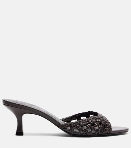 Staud Brigitte woven leather mules - Staud - Modalova