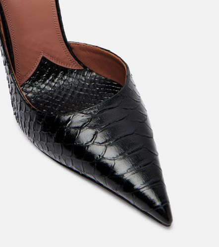 Vera 105 snake-effect leather pumps - Paris Texas - Modalova