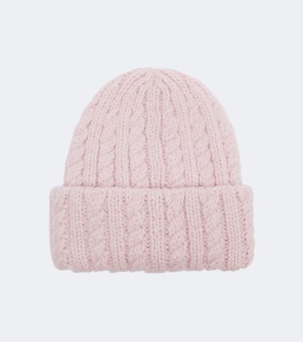 Cable-knit alpaca and wool-blend beanie - Moncler - Modalova