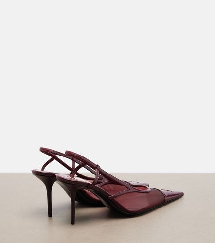Slingback-Pumps Renée aus Mesh mit Leder - Saint Laurent - Modalova