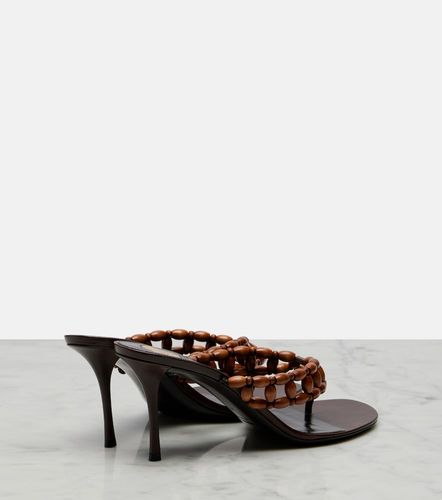 Zine beaded thong sandals - Saint Laurent - Modalova