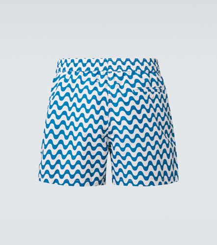 Santos printed swim trunks - Frescobol Carioca - Modalova