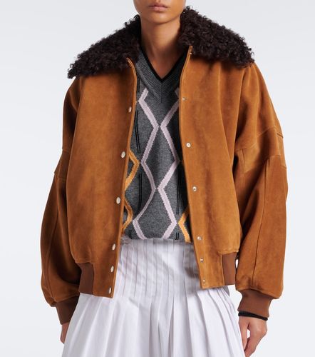 Plan C Giacca blouson in suede - Plan C - Modalova