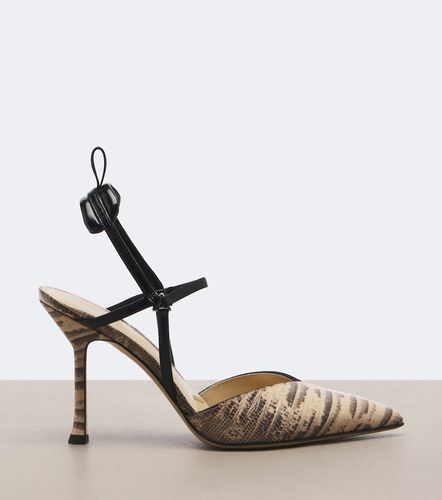Colibri snake-effect leather slingback pumps - Fendi - Modalova